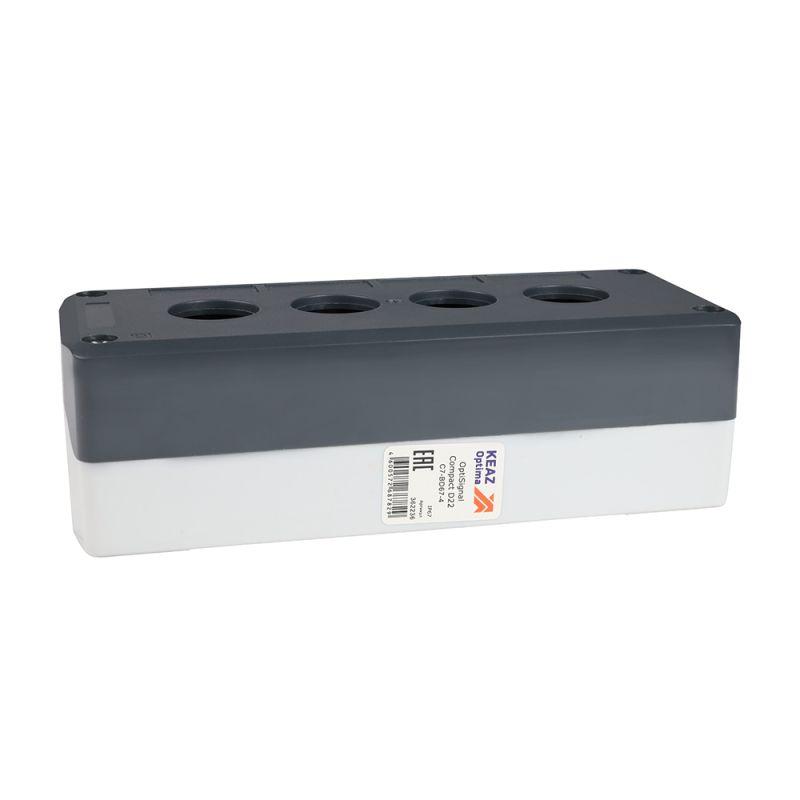 корпус кнопочного поста optisignal compact d22 с7-bd67-4 4 отв. ip67 xald04 кэаз 362236 от BTSprom.by