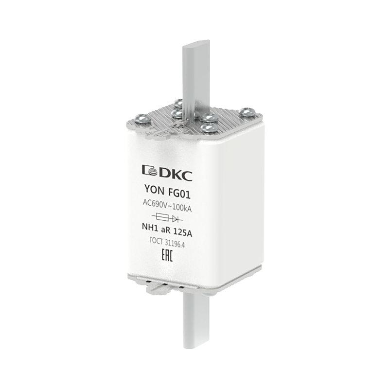 предохранитель yon ножевого типа fg1 125а 690в хар-ка ar dkc 1fg01-0125-690v-ar от BTSprom.by
