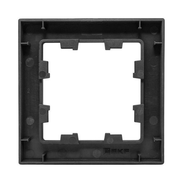  Рамка 1-м Эпика пластик черн. EKF UP1-FPB-01 фото в каталоге от BTSprom.by