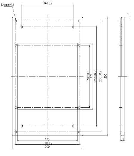 панель дивг.745512.031 переходная механотроника 1020700222 от BTSprom.by