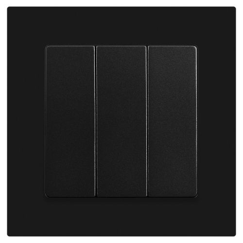  Выключатель 3-кл. СП Accent 6-106-05 10А IP20 250В AL/CU антрацит Intro Б0063540 фото в каталоге от BTSprom.by