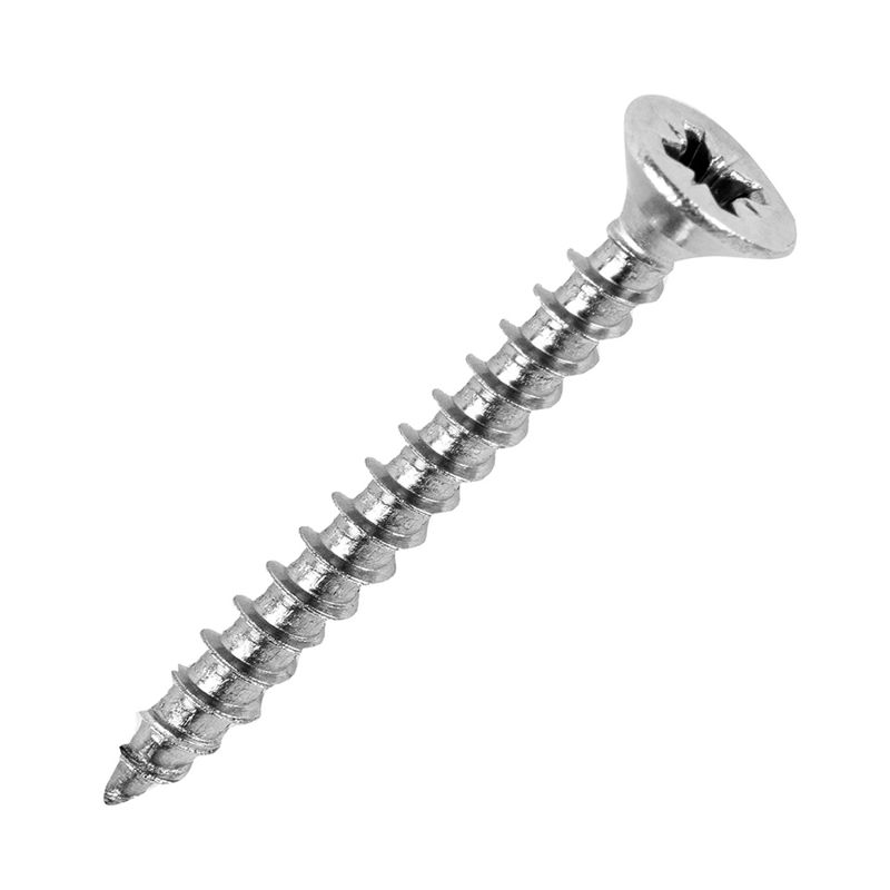 саморез универсальный острый с потайной головкой 5х45 цинк (уп.1000шт) промрукав pr08.8858 от BTSprom.by