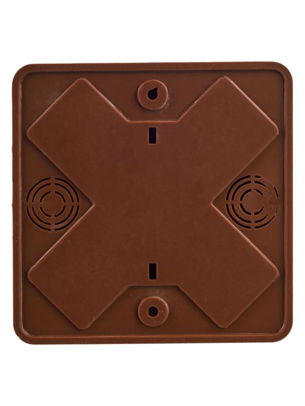  Коробка распаячная ОП 100х100х29 IP20 КМ41219-05 (6 клем. 6кв.мм) дуб IEK UKO10-100-100-029-K24 фото в каталоге от BTSprom.by