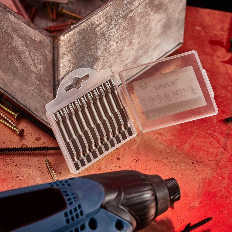  Бита Torx T-40х50мм для шуруповерта (уп.10шт) Kranz KR-92-0431 фото в каталоге от BTSprom.by