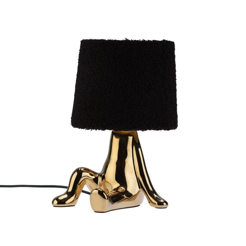  Светильник декоративный Человечек зол. с черн. абажуром E27 Rexant 603-1035 фото в каталоге от BTSprom.by