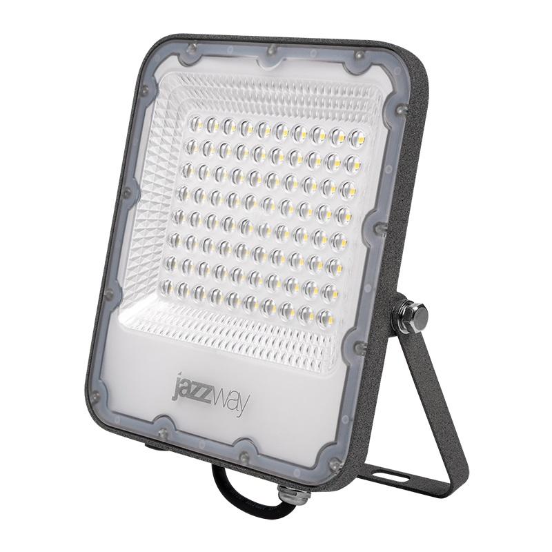 прожектор светодиодный pfl-s4 100вт 6500к ip65 80град. до с линзовым модулем pro+ jazzway 5036437 от BTSprom.by