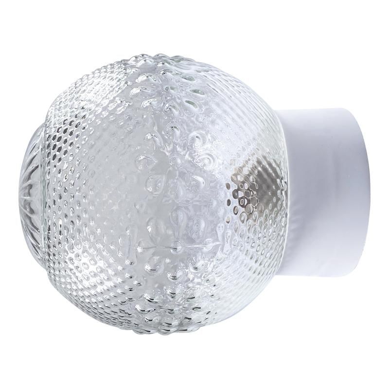 светильник нбб 64-60-080 "цветочек" d150 1х60вт e27 ip20 корпус прямой бел. элетех 1005100155 от BTSprom.by