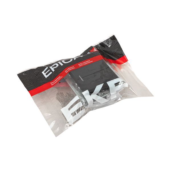  Выключатель 2-кл. СП Эпика с подсветкой механизм черн. EKF UP1-SWB-24 фото в каталоге от BTSprom.by