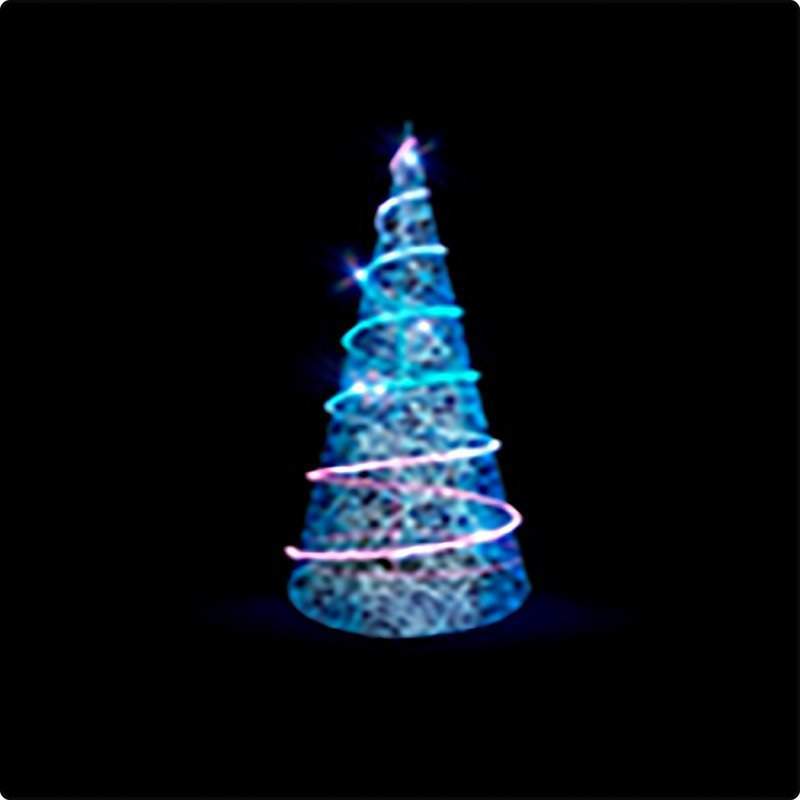 декоративная 3d фигура ель сияние от BTSprom.by