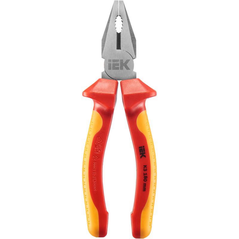  Пассатижи диэлектрические 180мм K3 ARMA2L 3 IEK A2L3-PL20-K3-180 фото в каталоге от BTSprom.by