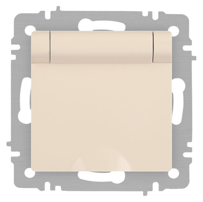 розетка 1-м сп accent 6-203-02 16а ip20 250в 2p+e schuko с крышкой сл.кость intro б0063716 от BTSprom.by