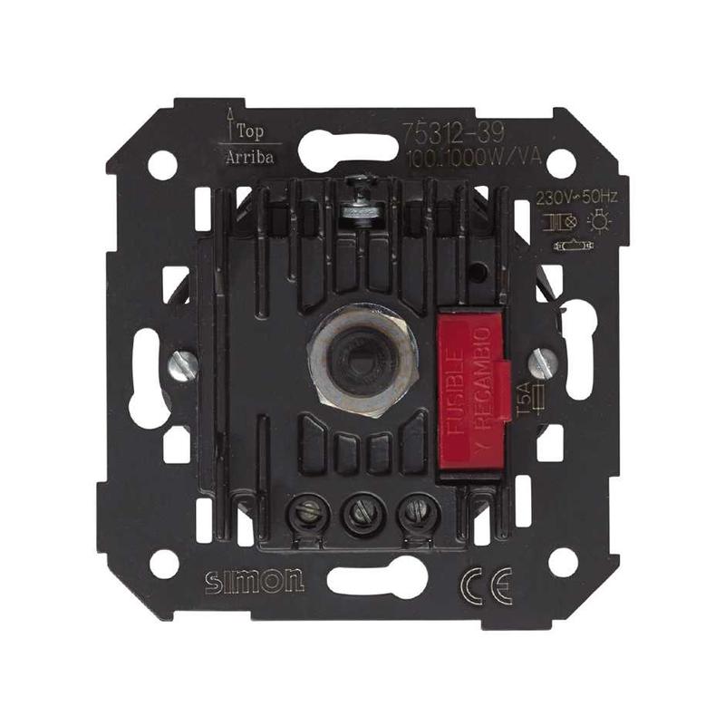 механизм светорегулятора поворотно-нажимного сп simon82 100-1000вт проходной simon 75312-39 от BTSprom.by