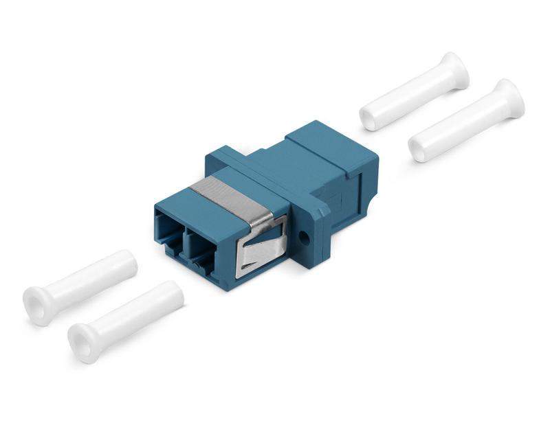  Соединитель проходной LC-LC duplex SM (для одномодового кабеля) корпус пластмассовый (SC Adapter Simplex dimension) DLC-DLC-SM Cabeus 7132c фото в каталоге от BTSprom.by