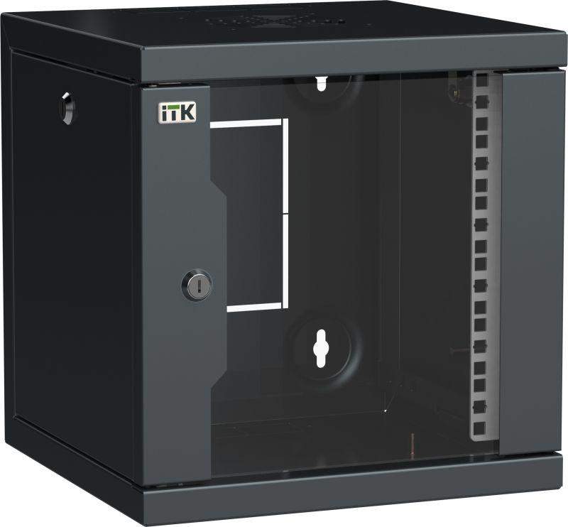 шкаф сетевой linea ws 10дюйм 6u 320х310мм дверь стекл. черн. itk lws5-06u33-gf от BTSprom.by