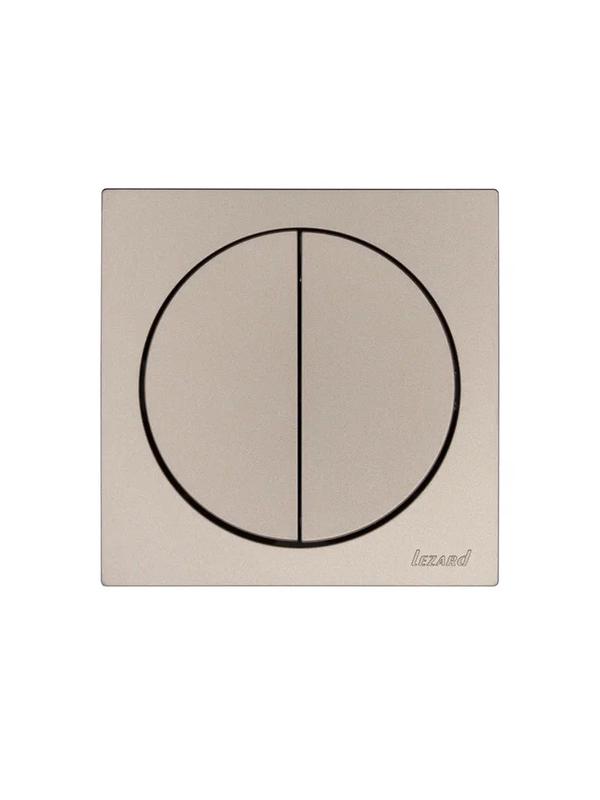  Выключатель 2-кл. СП OSEN 10А IP20 механизм титан LEZARD 743-3788-101 фото в каталоге от BTSprom.by