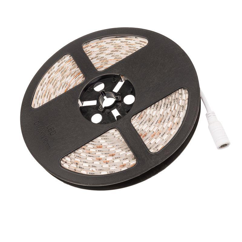  Лента светодиодная SMD5050 14.4Вт/м 60LED/м 12В IP65 желт. (уп.5м) Lamper 141-492 фото в каталоге от BTSprom.by