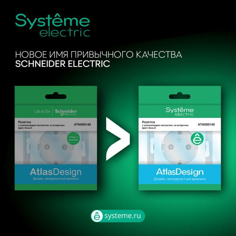 розетка компьютерная 2-м atlasdesign rj45 + rj45 кат.6a механизм грифель se atn000788 от BTSprom.by