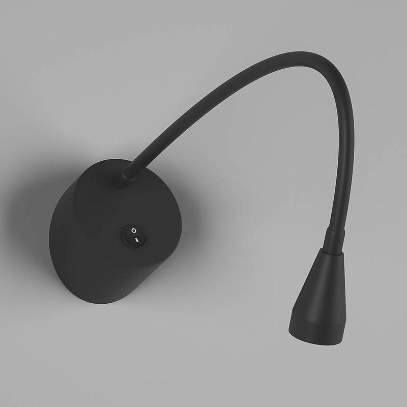 светильник настенный bed bq004103-a-3-bl-ww 3вт 3000к ip20 черн. designled 00-00002896 от BTSprom.by