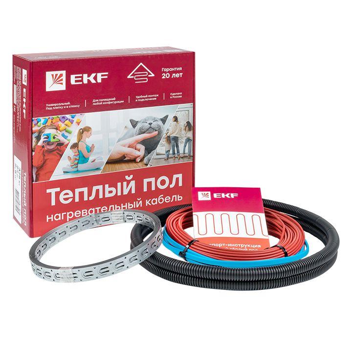 комплект "теплый пол" (кабель) 900вт 64м 6.0кв.м ekf nk-900 от BTSprom.by