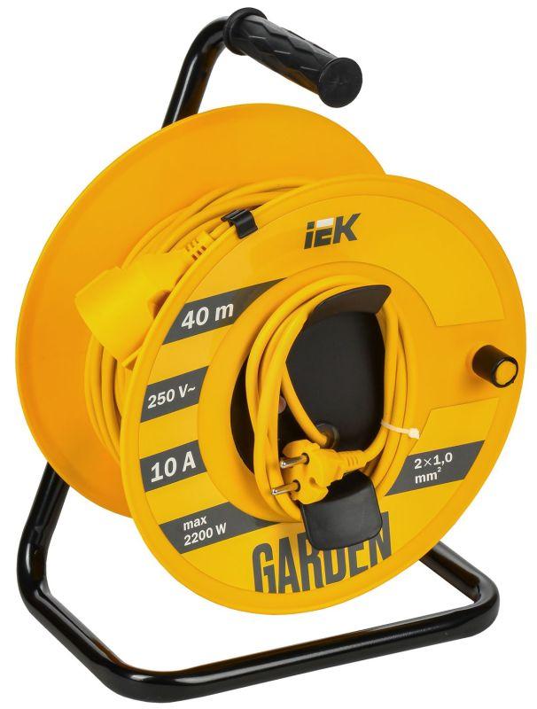 удлинитель на катушке 1х40м garden ук40 2p 2х1.0кв.мм iek gd-kp50-10-01-40 от BTSprom.by