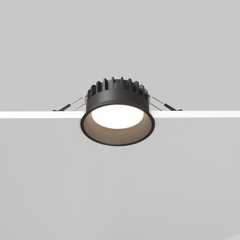  Светильник Okno 8Вт 3000-4000-6000К IP44 встраив. Maytoni DL055-8W3-4-6K-B фото в каталоге от BTSprom.by