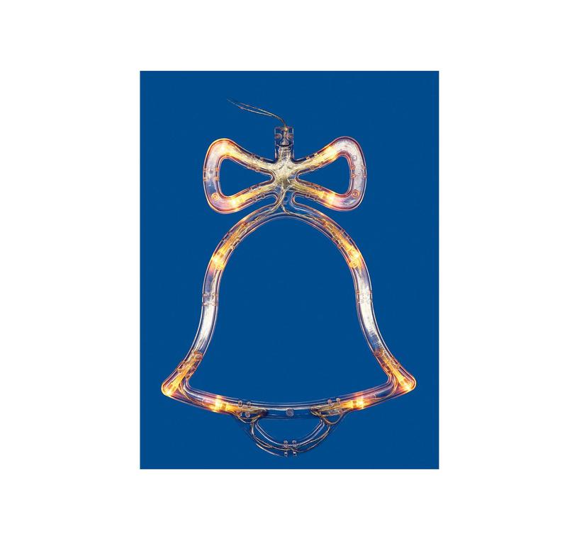 фигура uld-h1620-010/sta/3aaa warm white ip20 bell колокольчик 3aaa (не в/к) 16х20см подвес 10 led провод прозр. uniel ul-00007253 от BTSprom.by