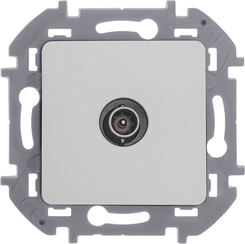  Розетка телевизионная оконечная TV Inspiria 10дБ 5-862мГц механизм алюм. IEK 673872 фото в каталоге от BTSprom.by