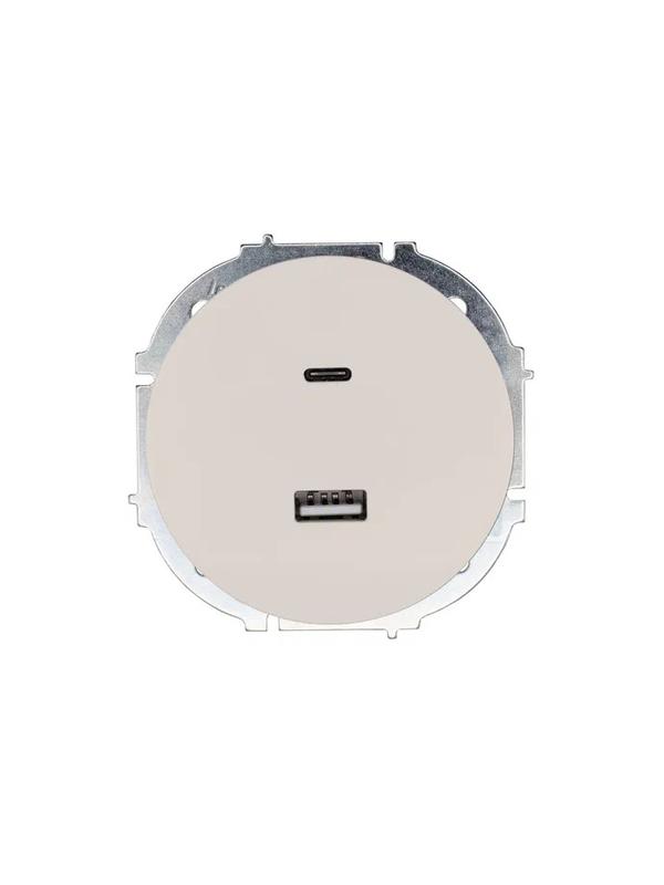 розетка 1-м сп osen tc+ usb разъем механизм сл. кость lezard 743-9088-192tc от BTSprom.by