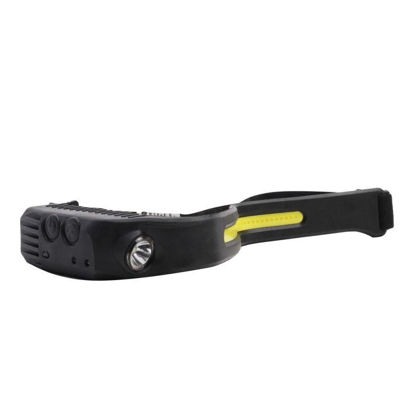 фонарь аккумуляторный налобный 3.7в лента 2 led 3вт 4 режима сенсор type-c бокс led53416 черн. camelion 15748 от BTSprom.by