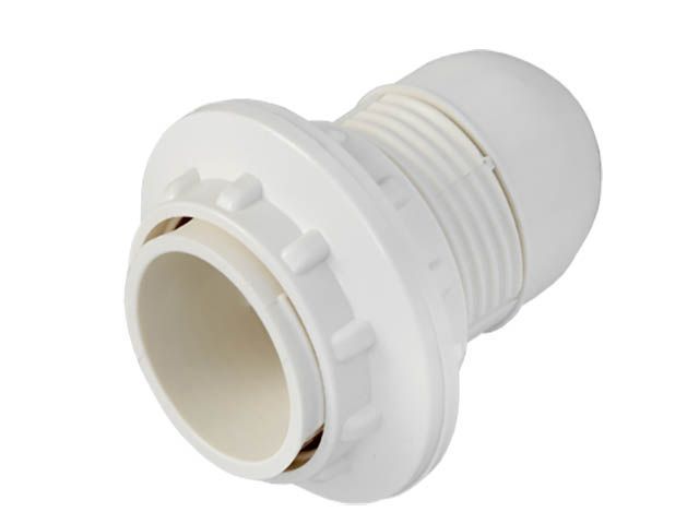 патрон е14 с резьбовым вводом и 2мя абажурными кольцами, bylectrica е14рк-006 2к от BTSprom.by