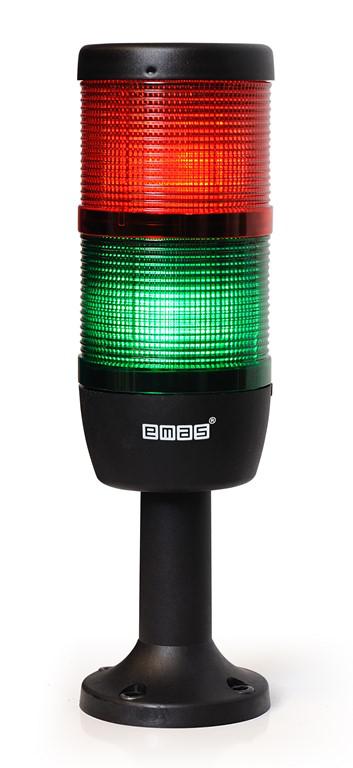 колонна сигнальная 70мм 220в стробоскоп красн./зел. emas ik72f220xm01 от BTSprom.by