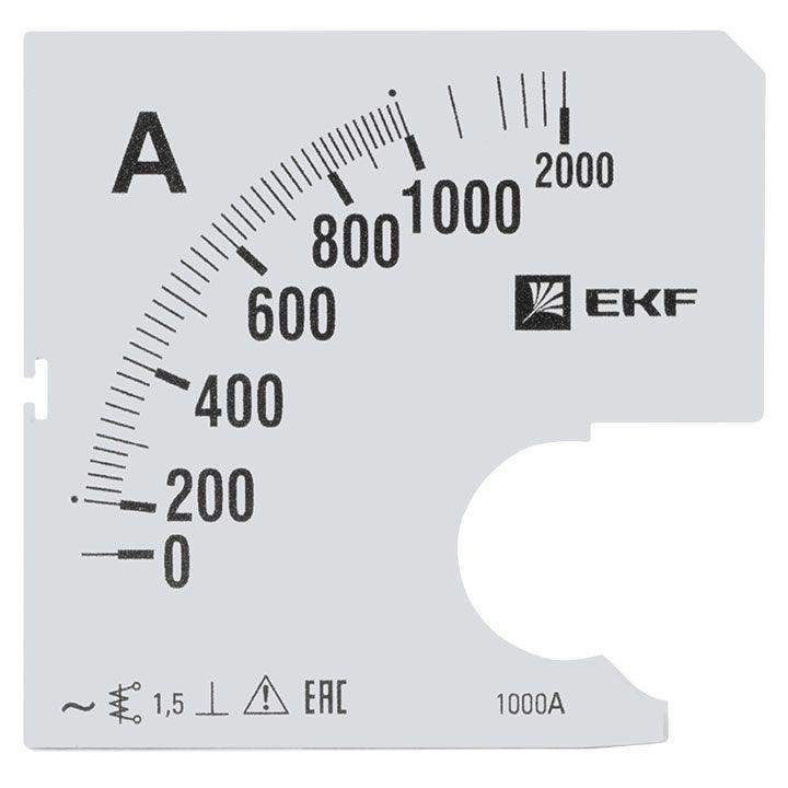 шкала сменная для a961 1000/5а-1.5 proxima ekf s-a961-1000 от BTSprom.by