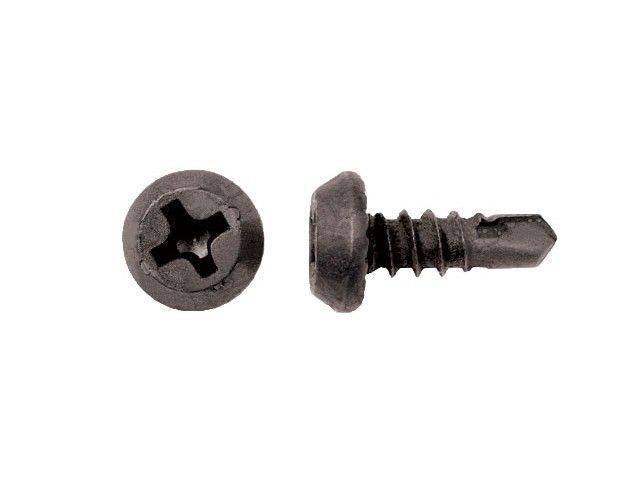 саморез 3.8х11 мм для лист. металла, фосфат, со сверлом (25000 шт в коробе) starfix sm-91682-25000 от BTSprom.by