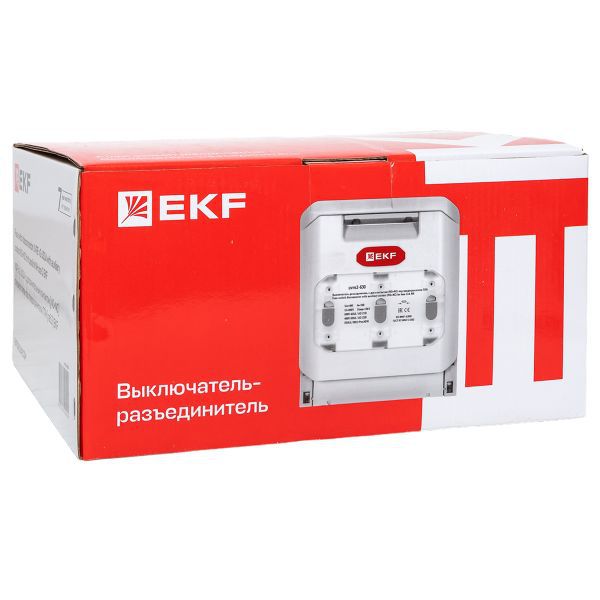 Выключатель-разъединитель УВРЭ v2 630А с доп. контактом (NO+NC) откидного типа под предохранители ППН (габ.3) EKF uvre2-630 фото в каталоге от BTSprom.by