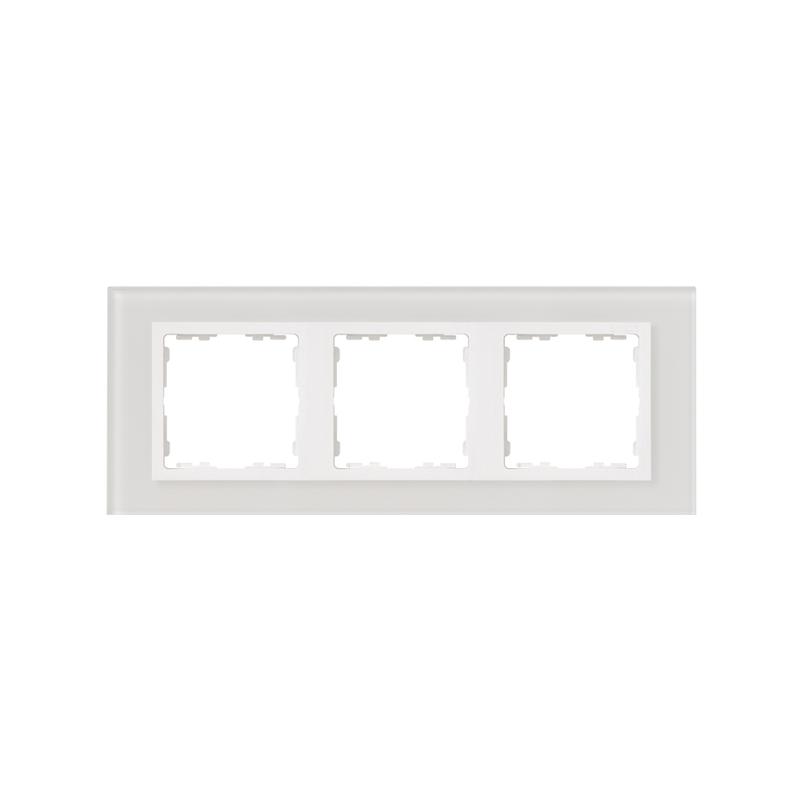 рамка 3-м simon82 nature стекло бел./бел. simon 82637-30 от BTSprom.by