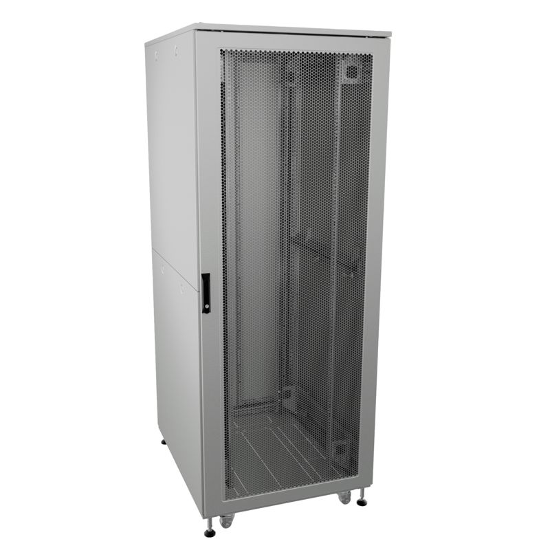 шкаф напольный разобранный 19дюйм it-cqe-n 24u 600х800мм крыша с вырубкой дверь перф. и перф. одинарные боковые панели сер. ral7035 dkc r5itn24608fp1p1sg от BTSprom.by