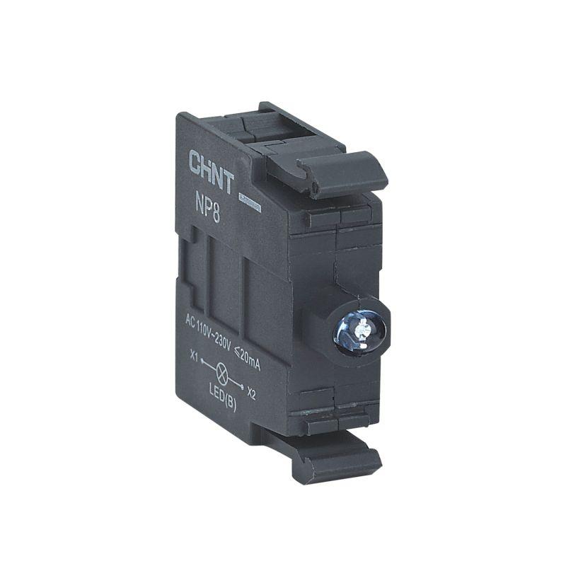 элемент светодиодный для np8 ac 110-230в (r) син. chint 667537 от BTSprom.by