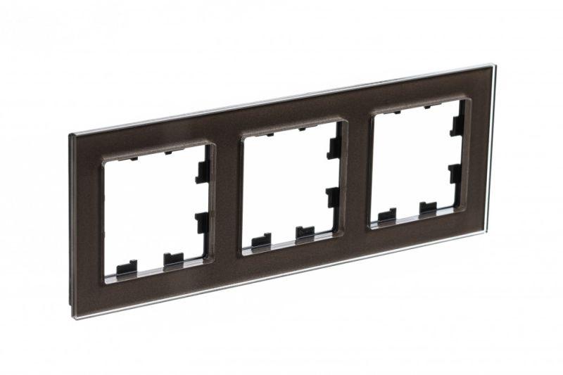  Рамка 3-м AtlasDesign Nature стекло мокко SE ATN320603 фото в каталоге от BTSprom.by