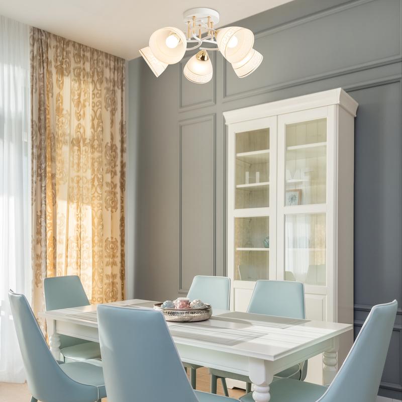  Светильник Entle 200Вт E27х5 IP20 потолочн. Freya FR5465CL-05W фото в каталоге от BTSprom.by