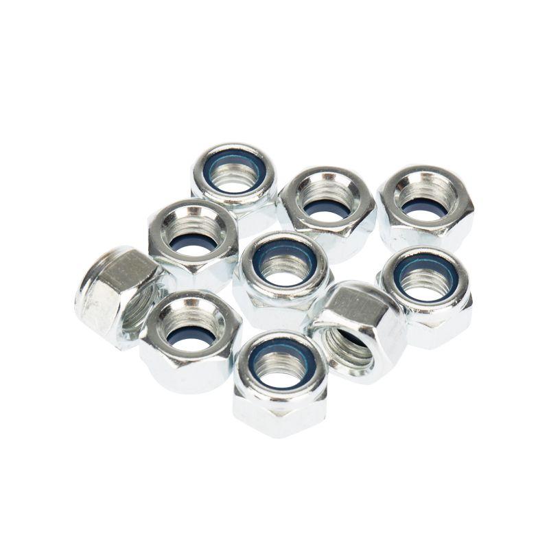  Гайка самоконтрящаяся DIN 985 с нейлоновым кольцом M12 (уп.25шт) Kranz KR-01-3523-007 фото в каталоге от BTSprom.by