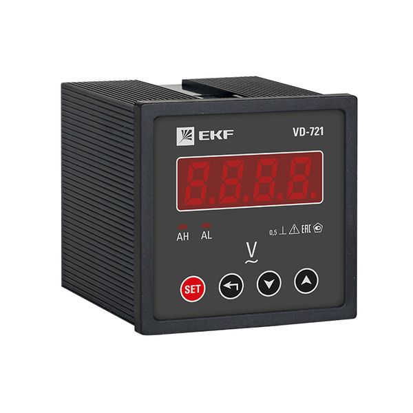 вольтметр цифровой vd-721 на панель 72х72 однофазный ekf vd-721 от BTSprom.by