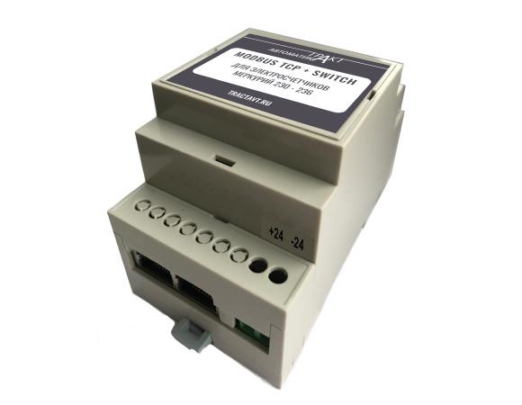 адаптер-ethernet электросчетчика 230-236 mac501tcp-r меркурий (ethernet+switch) тракт-автоматика 501-003 от BTSprom.by