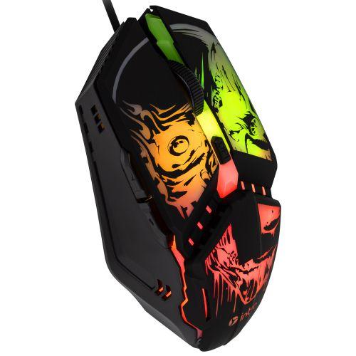 мышь mg350 игровая проводная 1200-3600dpi с ковриком черн. intro б0056132 от BTSprom.by