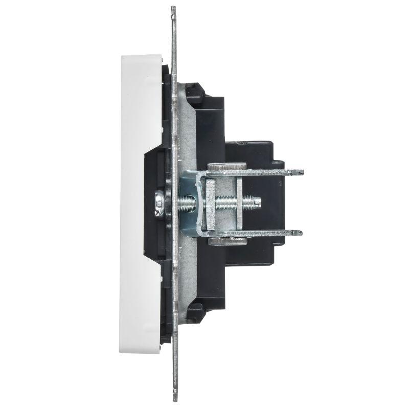  Розетка HDMI СП BRITE РHDMI-0-БрАБ механизм арктич. бел. IEK BR-H10-K91 фото в каталоге от BTSprom.by