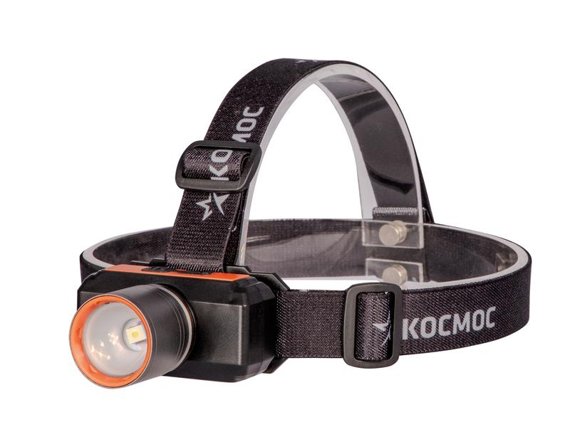 фонарь налобный аккум. 10вт laser led/ 1200ма.ч abs пластик + алюм. космос (koc534lit) от BTSprom.by