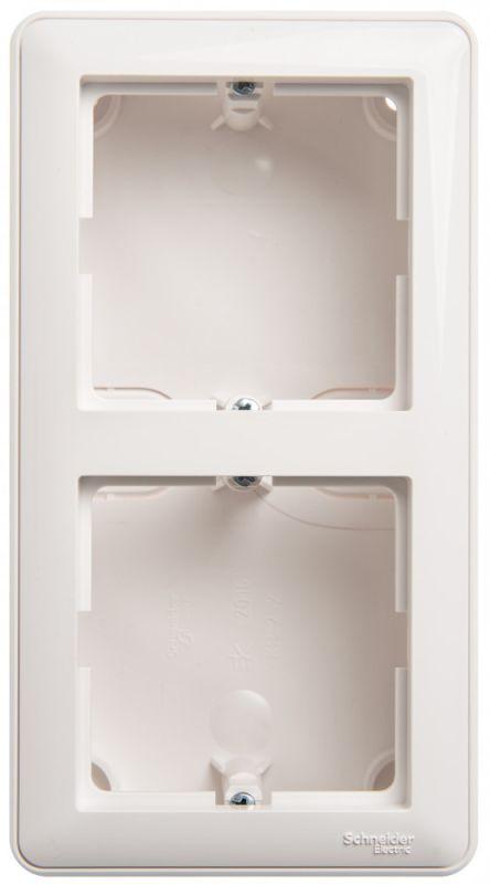 коробка подъемная 2-м оп w59 с рамкой бел. se kp-252-18 от BTSprom.by
