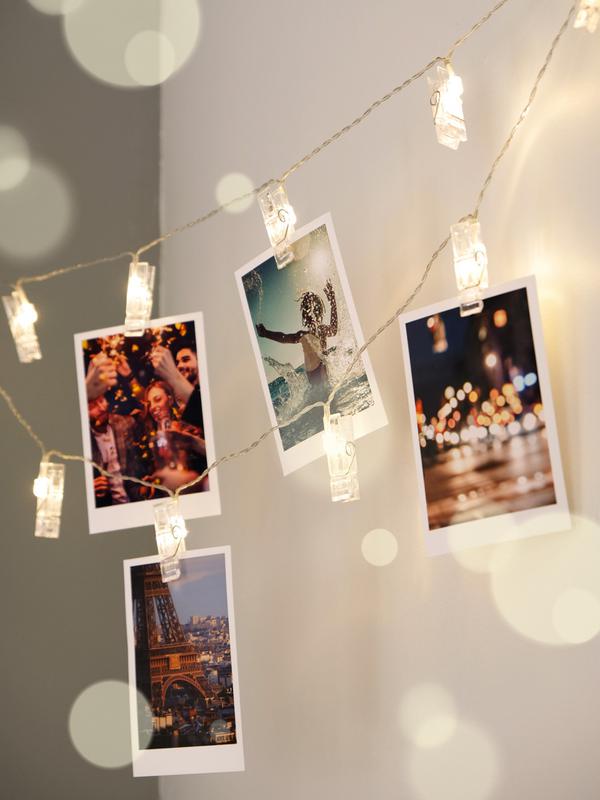  Гирлянда "Прищепки" ILD-10WW-BO-PN 10LED тепл. бел. 1.8м IP20 (2хАА не в компл.) SHLights 4690601047168 фото в каталоге от BTSprom.by