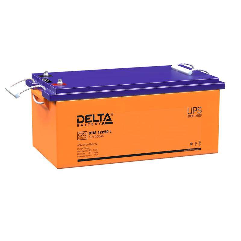 аккумулятор ups 12в 250а.ч delta dtm 12250 l от BTSprom.by