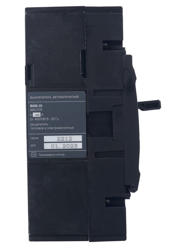  Выключатель автоматический 3п 250А 35кА ВА88-35 MASTER IEK SVA30-3-0250-02 фото в каталоге от BTSprom.by
