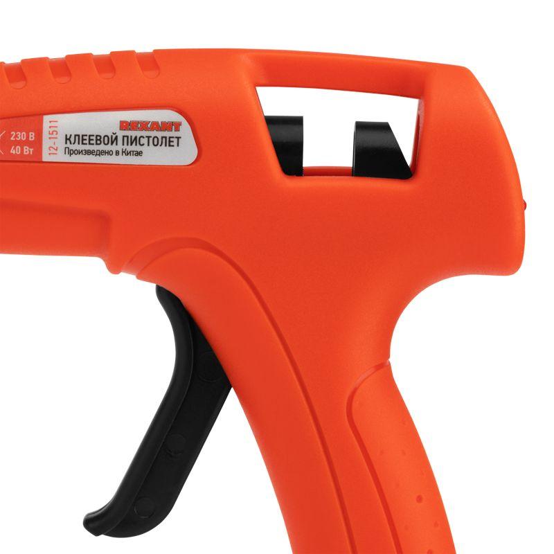 Пистолет клеевой 40Вт ЭКСПЕРТ (блист.) Rexant 12-1511 фото в каталоге от BTSprom.by